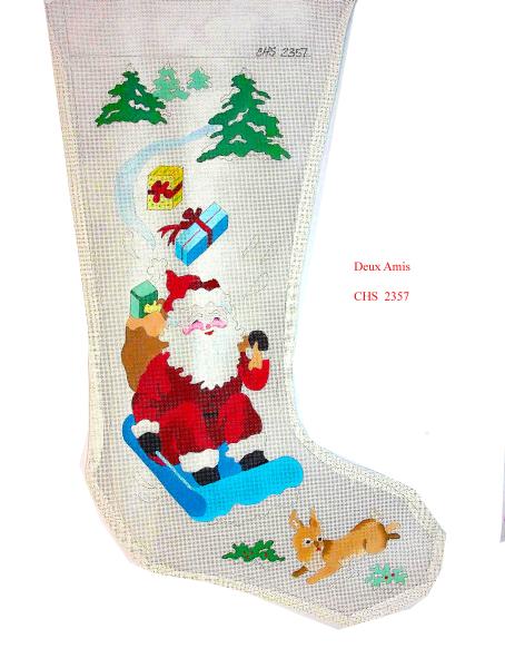 CHS 2357 Sledding Santa