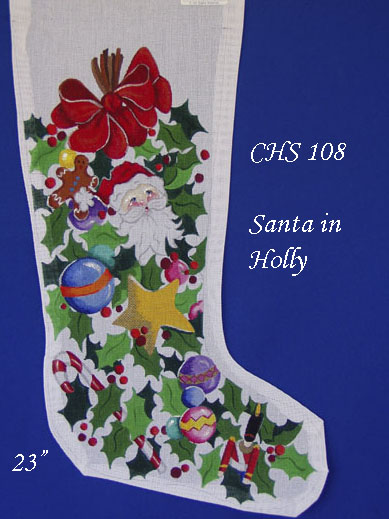 CHS 108  SANTA IN HOLLY