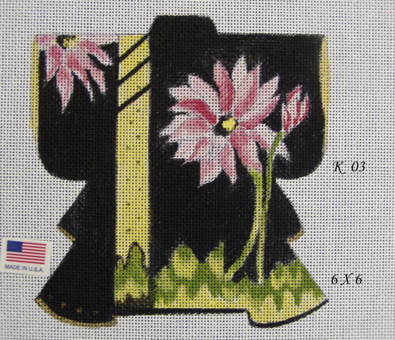 K 3  BLACK_YEL MINI KIMONO