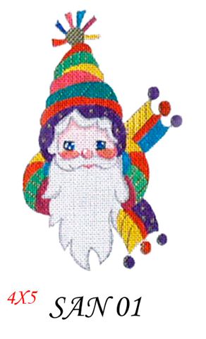 SAN 01  COLORFUL SANTA