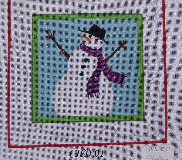 CHD 01  SNOWMAN 8X8