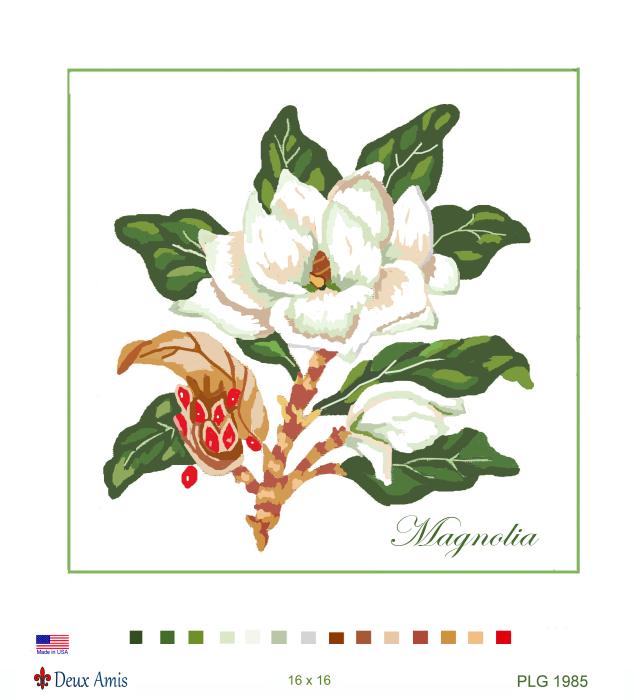 PLG 1985 - C MAGNOLIA. vertical  16 x 16