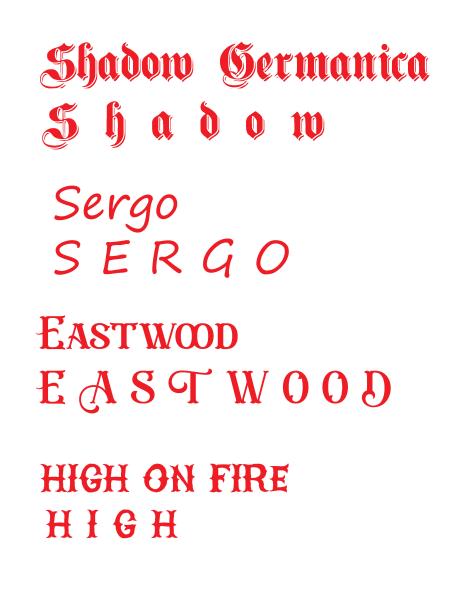 FONTS 2