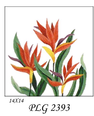 PLG 2393  BIRD OF PARADISE 14x14