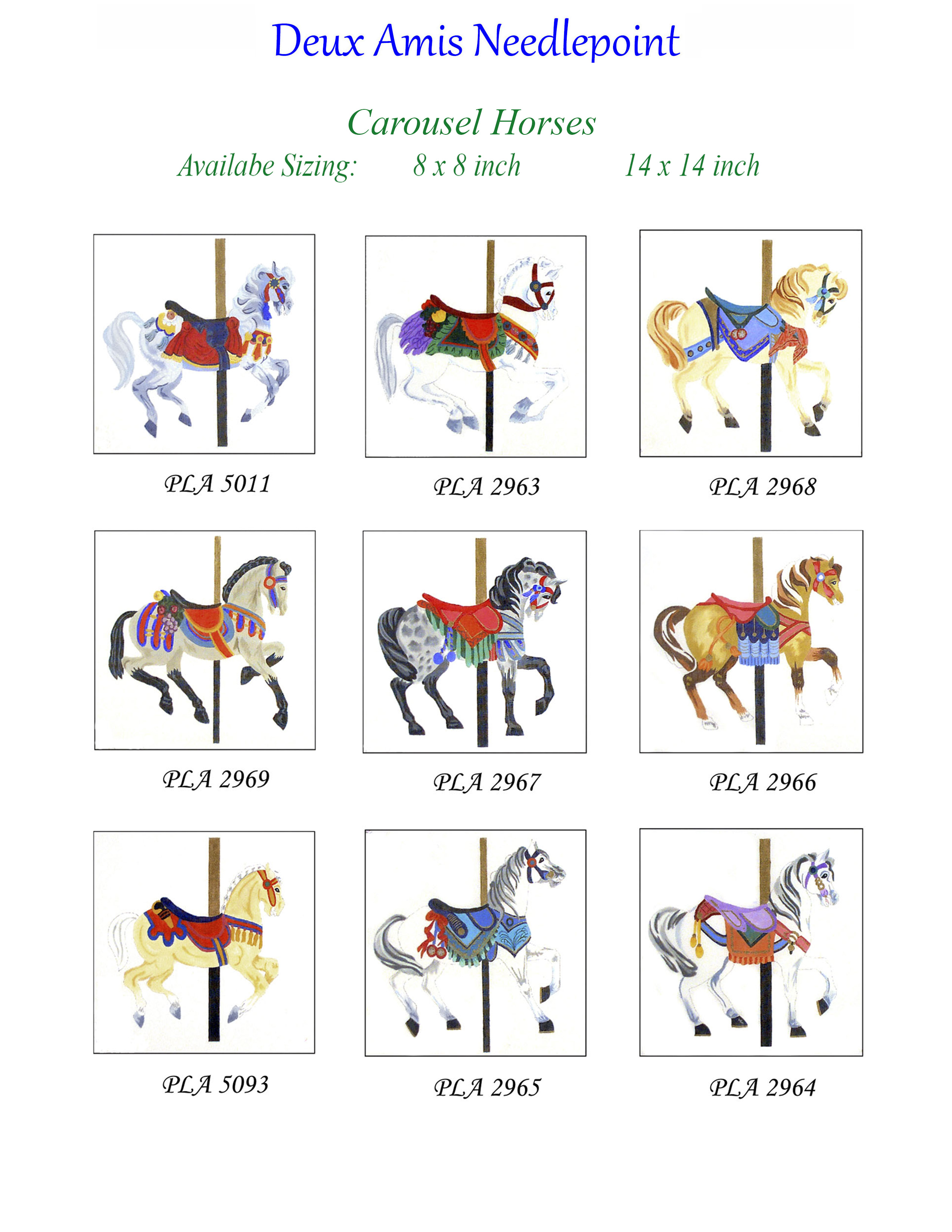 Carousel Horse Designs