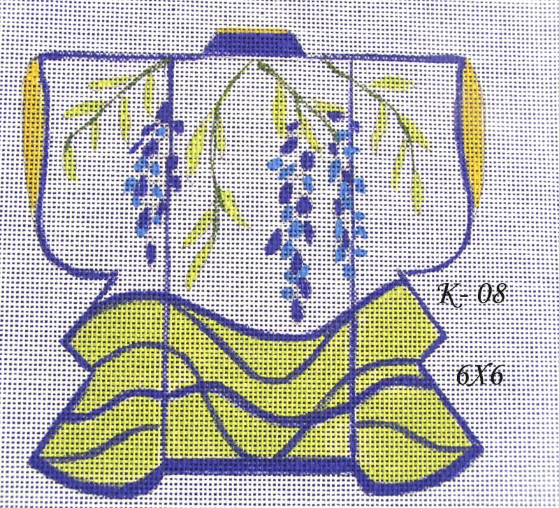 K 08   WISTERIA MINI KIMONO