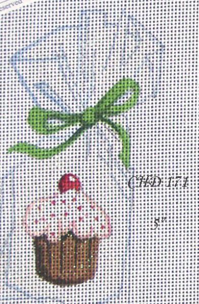 CHD171  CUPCAKE ORNAMENT