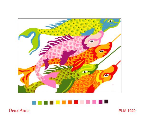 PLM 1920  JAP FISH   16w x 13 h