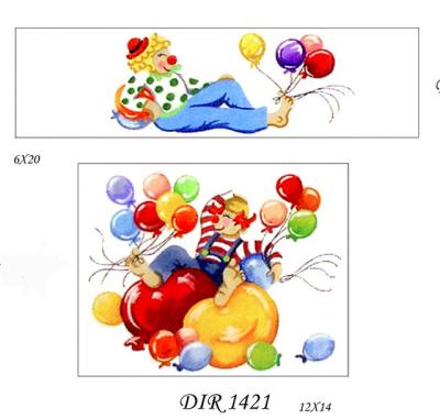 DIR 1481  CLOWN & BALOONS