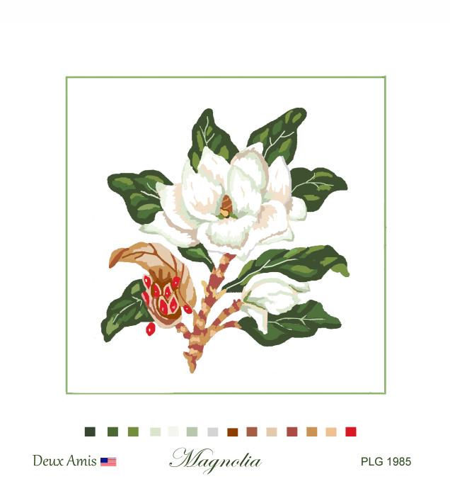 PLG 1985 - A  MAGNOLIA. vert.14x14