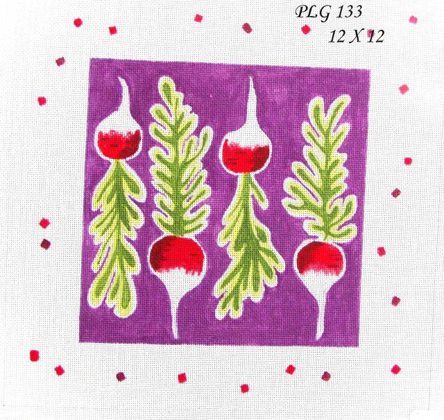 PLG 133   RADISHES 12 x 12