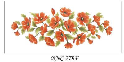 BNC 279 F   RED  POPPIES