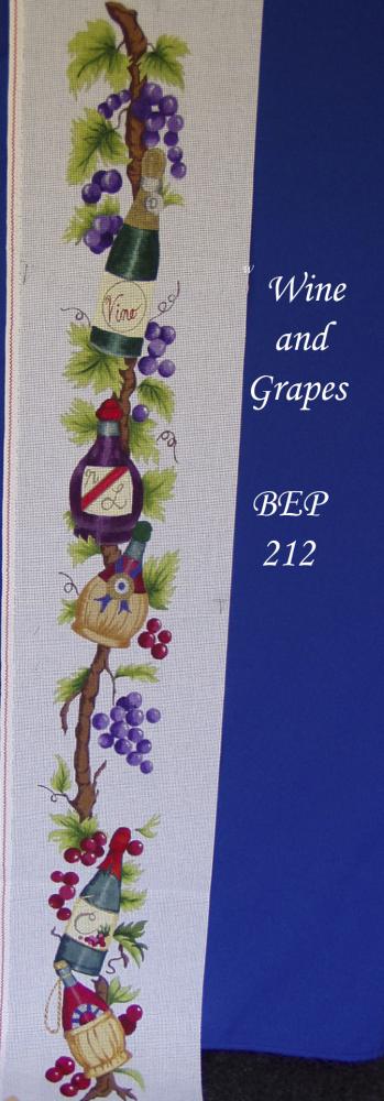 BEP 212     Wine & Grapes Bell Pull
