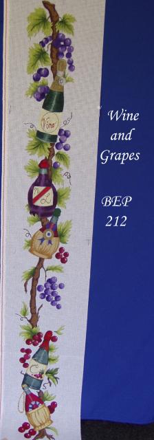 BEP 212     Wine & Grapes Bell Pull