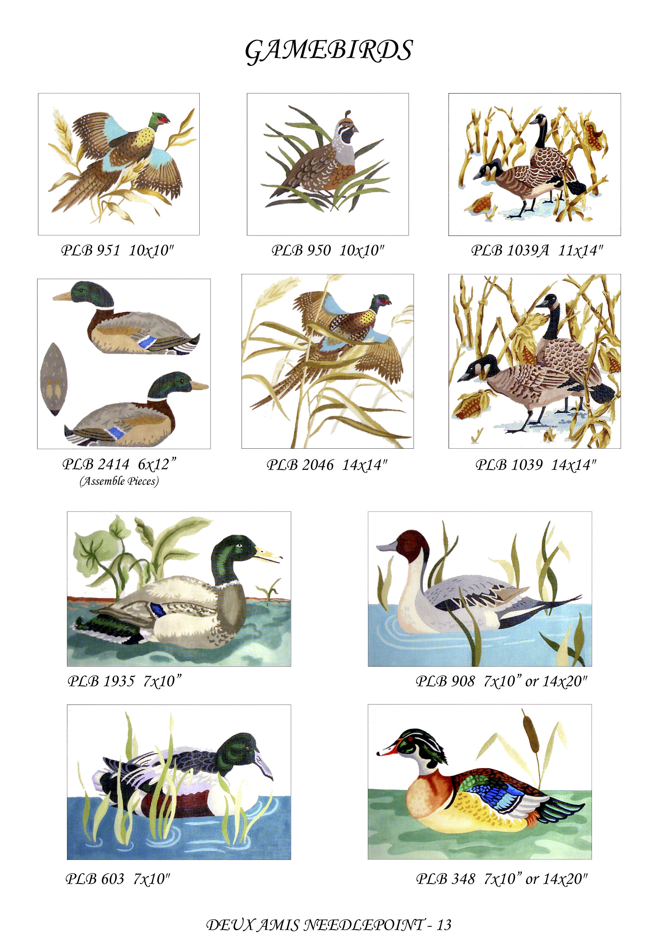 Catalog - Page 13  BIRDS 3