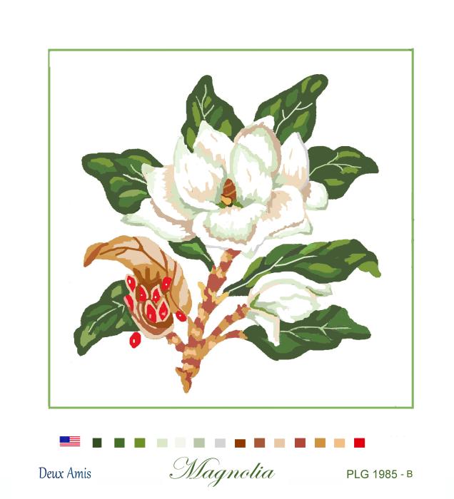 PLG 1985 - B   MAGNOLIA. 16 x 16